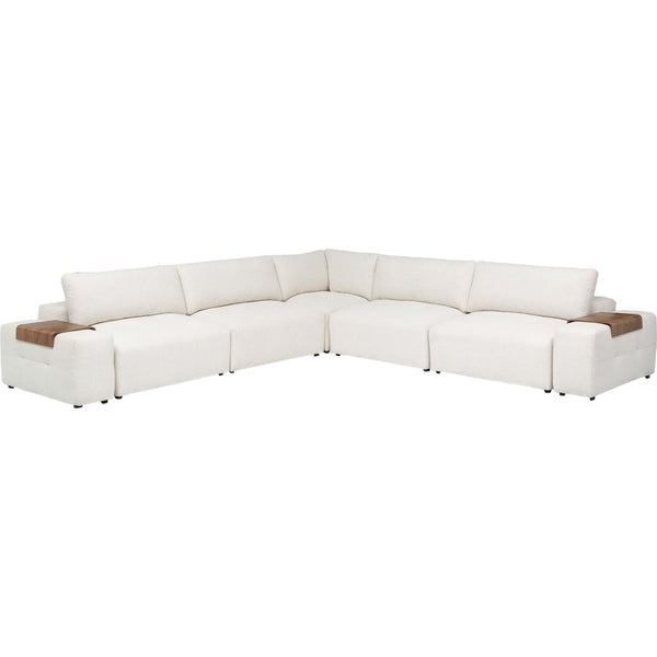 home fashion Farley 7 Piece Sectional Nomad Snow
