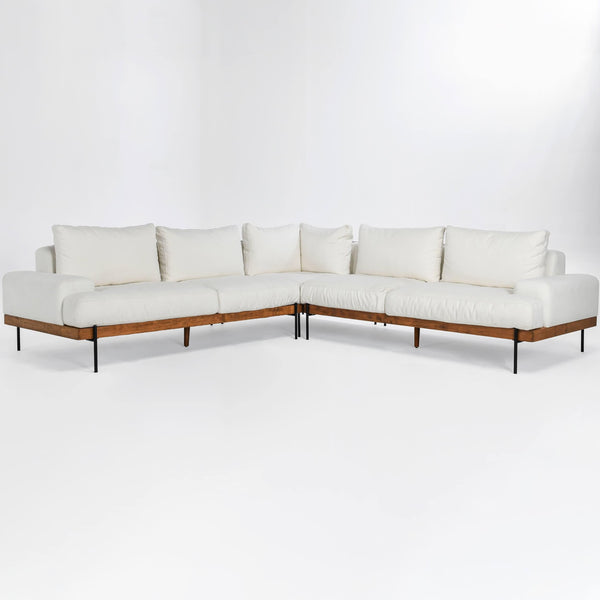 home fashion Faro Sectional White