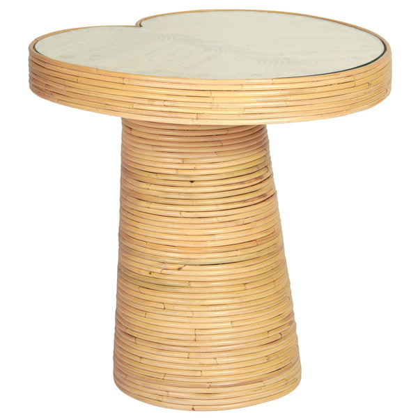 home fashion Felicia Lilypad Side Table Natural