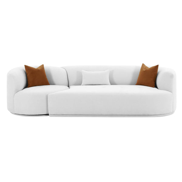 home fashion Fickle 2 Piece Modular RAF Sofa Grey