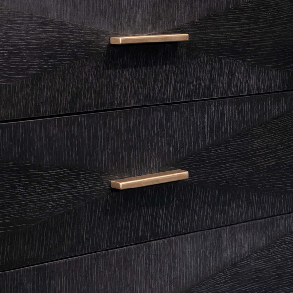 Home Fashion Forrest 6 Drawer Dresser Onyx Oak