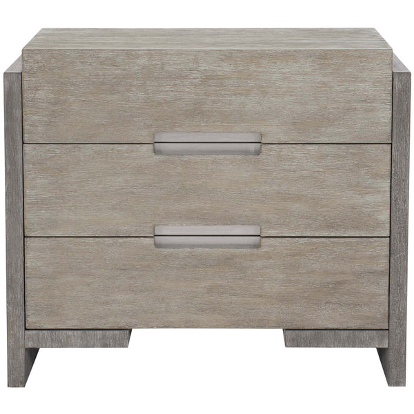 Home Fashion Foundations 3 Drawer Nightstand