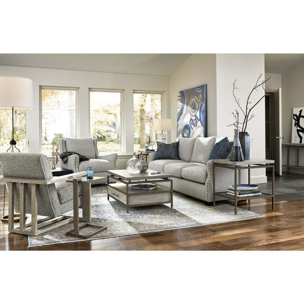 Home Fashion Garrison Chair Side Table Silver