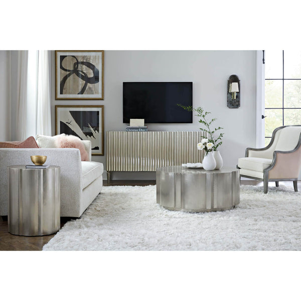 Home Fashion German Silver Entertainment Console