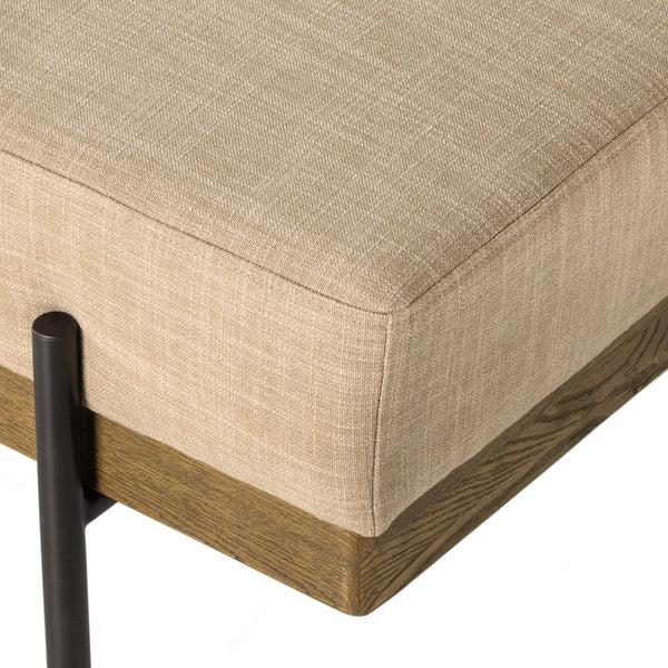 Home Fashion Giorgio Bench Palm Ecru By Four Hands