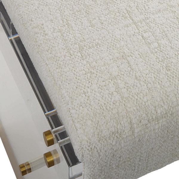 Home Fashion Goa Ottoman Ecru