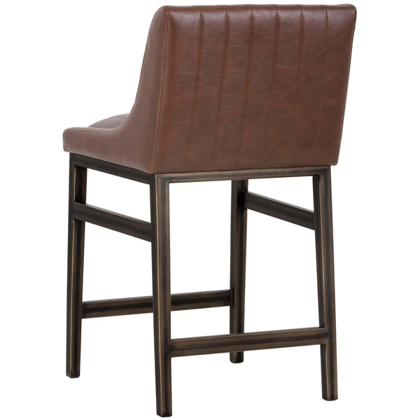 Home Fashion Halden Counter Stool Vintage Cognac