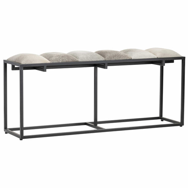 home fashion Hampton Hair on Hide Bench