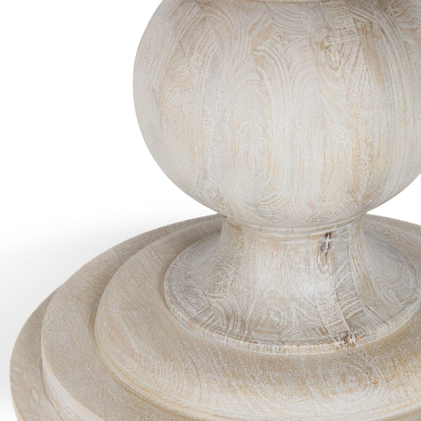 Home Fashion Hera Round Dining Table Whitewash
