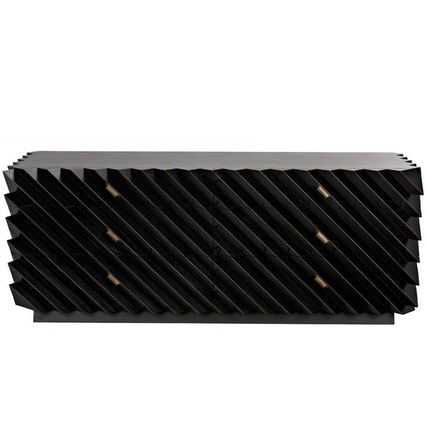 Home Fashion Hikaru Dresser Hand Rubbed Black