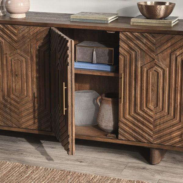 Home Fashion Holmes Buffet Artisan Brown
