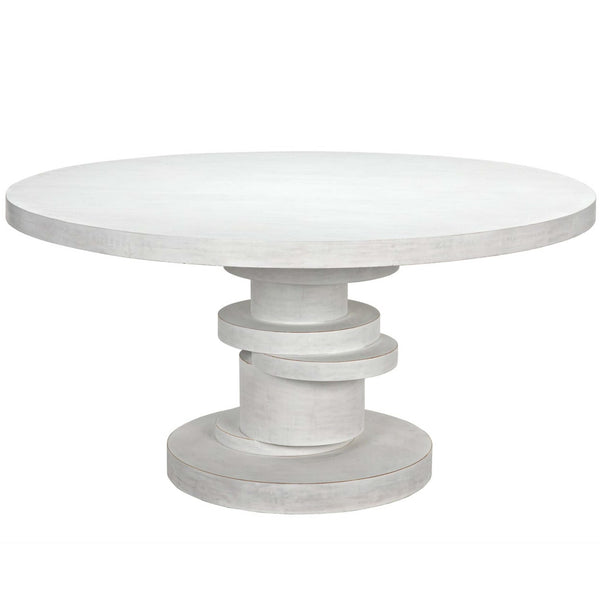 home fashion Hugo Dining Table 60" White Wash