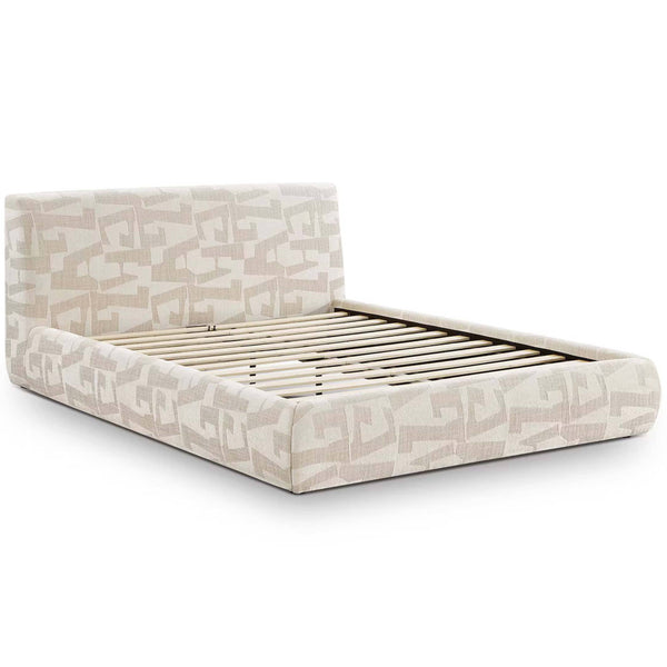 Home Fashion Isla Bed Cream Jacquard
