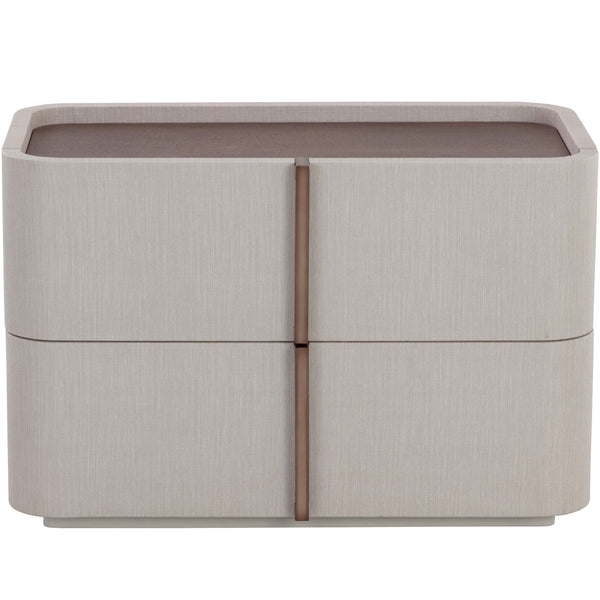 Home Fashion Jamille Large Nightstand Cream
