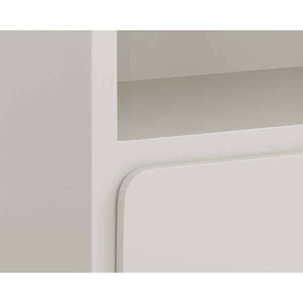 Home Fashion Jenkins Nightstand High Gloss Cream