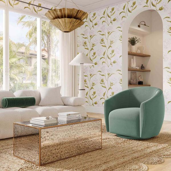 Home Fashion Jordan Swivel Chair Sea Blue