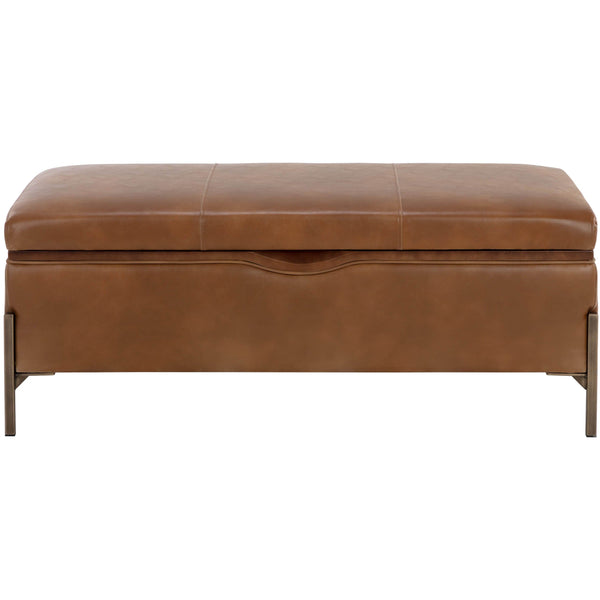 Home Fashion Kael Storage Bench Tobacco Tan