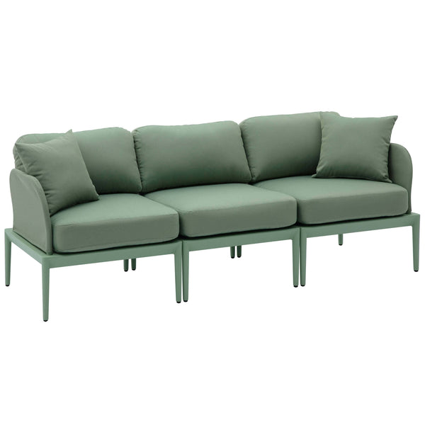 Home Fashion Kapri Outdoor Modular Sofa Moss Green