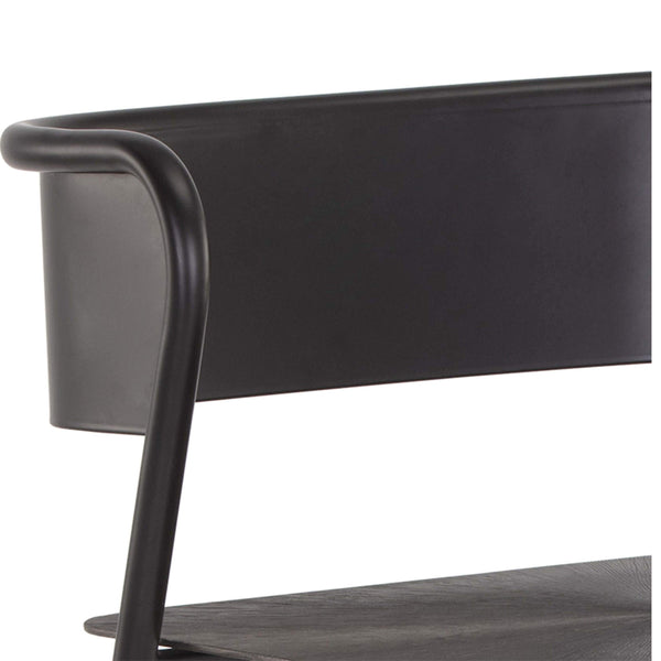 Home Fashion Keanu Counter Stool Gunmetal