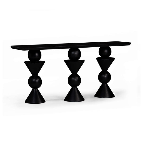home fashion Kebab Console Table Charcoal