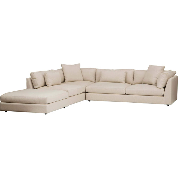 home fashion Kellen Sectional Crevere Cream