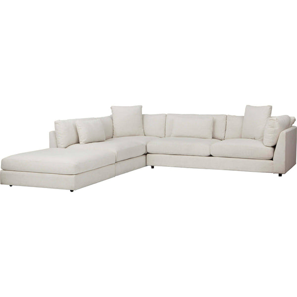 home fashion Kellen Sectional Nomad Snow