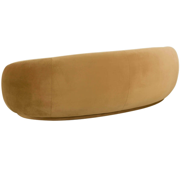 Home Fashion Kendall Velvet Sofa Cognac