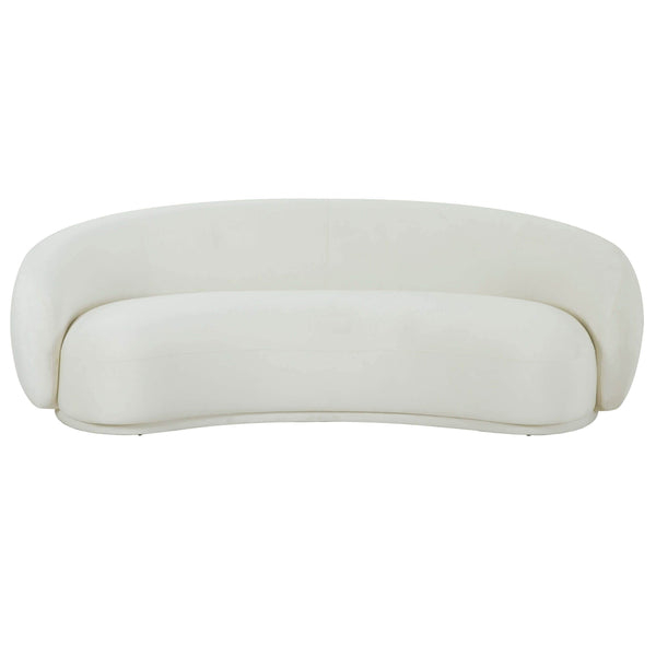 home fashion Kendall Velvet Sofa Cream