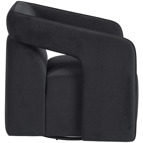 Home Fashion Kendrick Swivel Chair Abbington Black