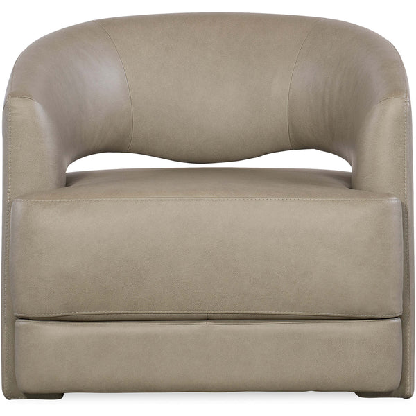 Home Fashion Keys Leather Swivel Chair Verona Sage