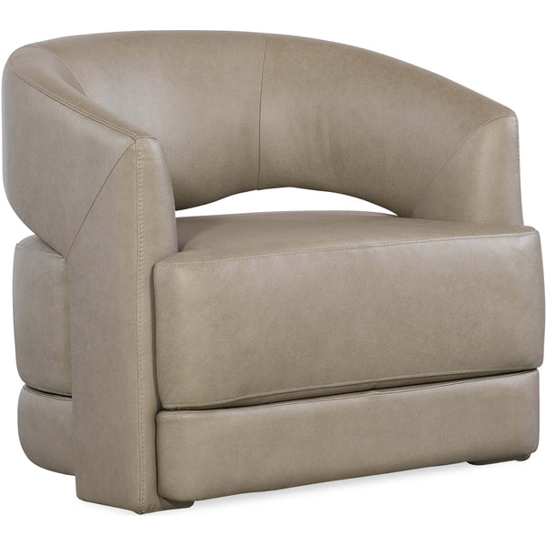 home fashion Keys Leather Swivel Chair Verona Sage
