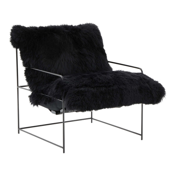 home fashion Kimi Sheepskin Chair Black home fashion Kimi Sheepskin Chair Black