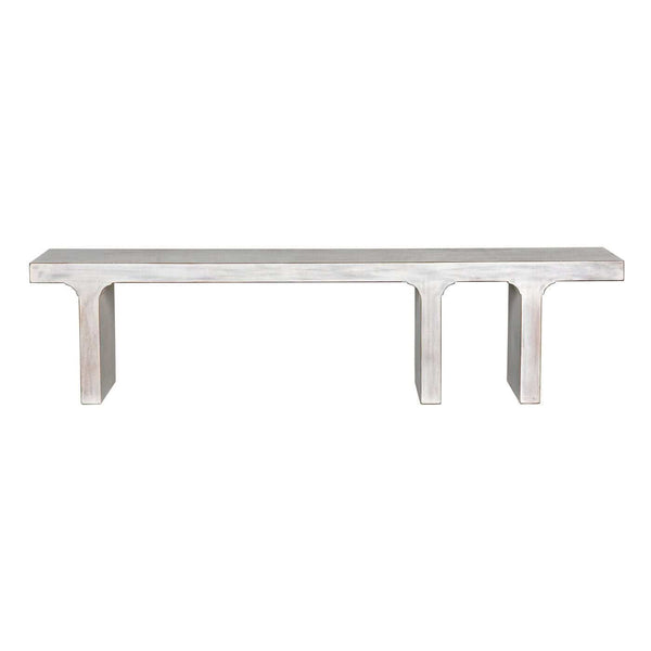 Home Fashion Kir Bench White Wash