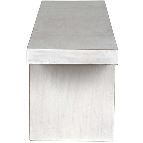 Home Fashion Kir Bench White Wash