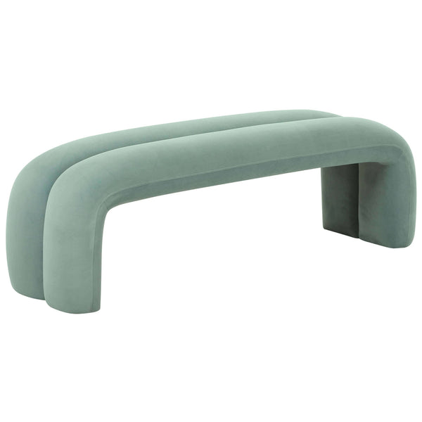 home fashion Leigh Channeled Bench Green
