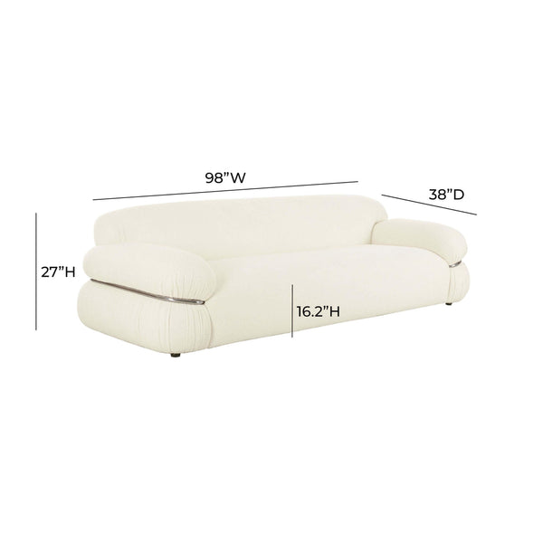 Home Fashion Leyla Boucle Sofa Cream