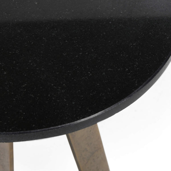 Home Fashion Leyton Accent Table Black Marble