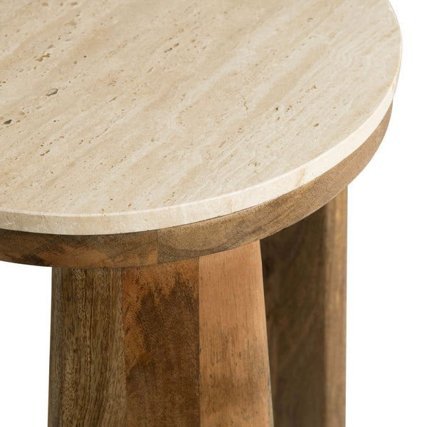 Home Fashion Liam Accent Table Brown