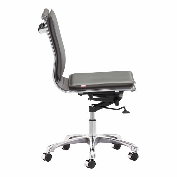 Home Fashion Lider Plus Armless Office Chair Gray