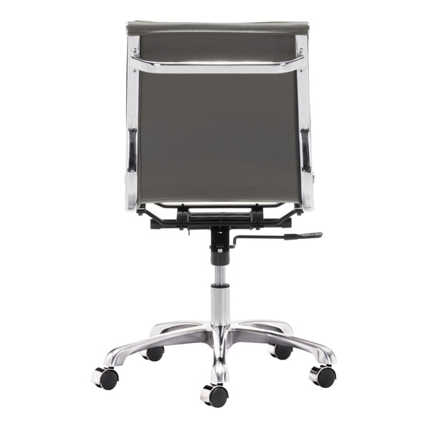 Home Fashion Lider Plus Armless Office Chair Gray