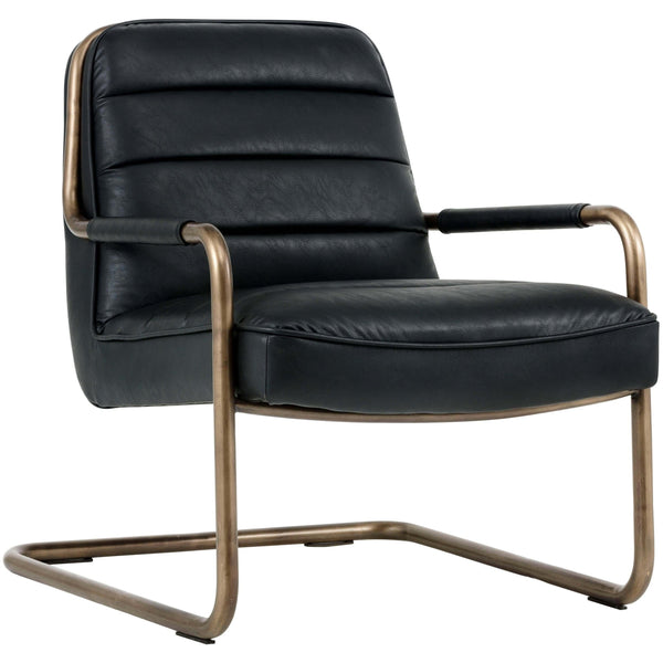 home fashion Lincoln Lounge Chair Vintage Black