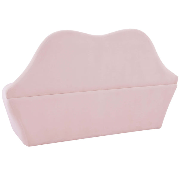 Home Fashion Lips Settee Blush