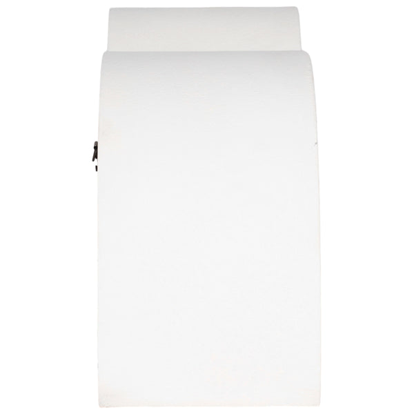 Home Fashion Long Curved Wall Storage White