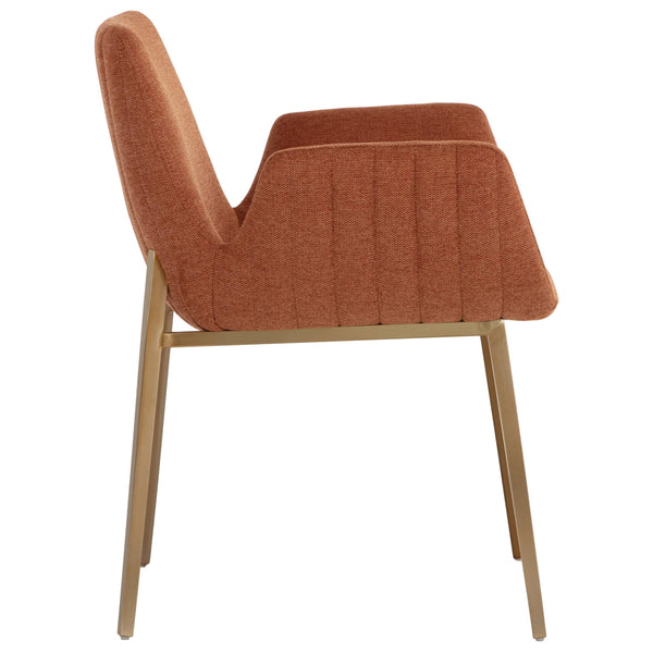 Home Fashion Lucano Arm Chair Belfast Rust