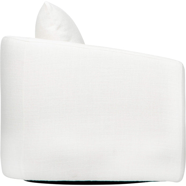 Home Fashion Lyle Swivel Chair Nathan White