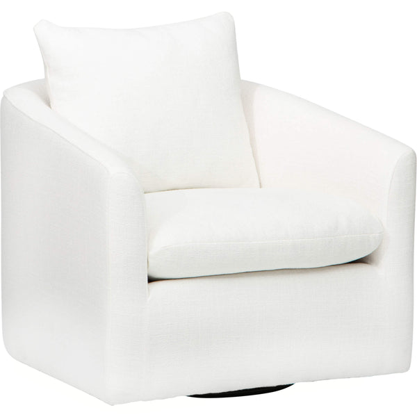 home fashion Lyle Swivel Chair Nathan White