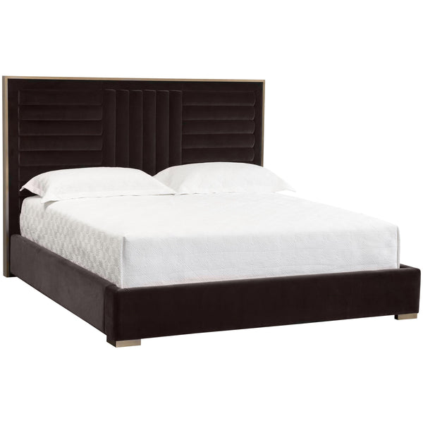 home fashion Mabel Bed King Meg Dark Brown