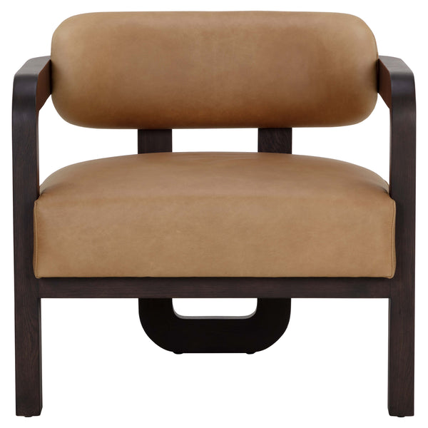 Home Fashion Madrone Leather Chair Ludlow Sesame