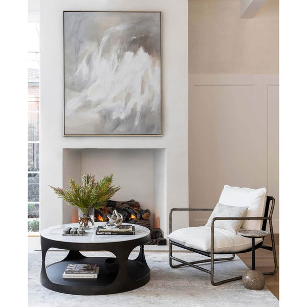 Home Fashion Magritte Round Cocktail Table