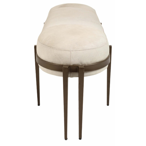 Home Fashion Marella Hair On Hide Bench